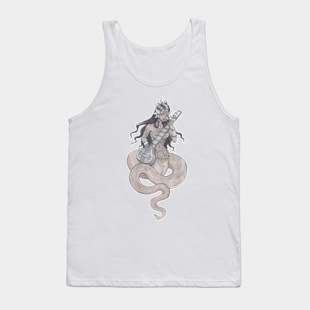 Sitar Naga Tank Top by JadedSketch